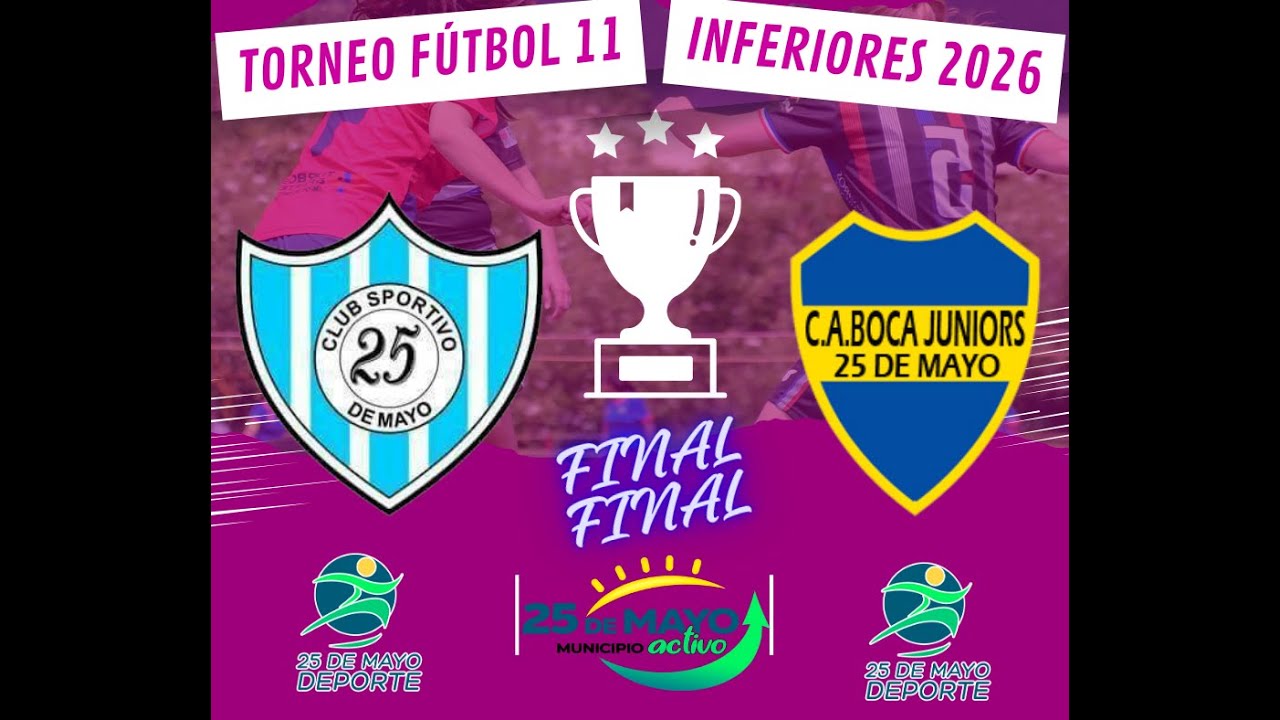SPORTIVO 25 DE MAYO VS BOCA 25 DE MAYO  | CATEGORIA QUINTA | CANCHA DE SPORTIVO