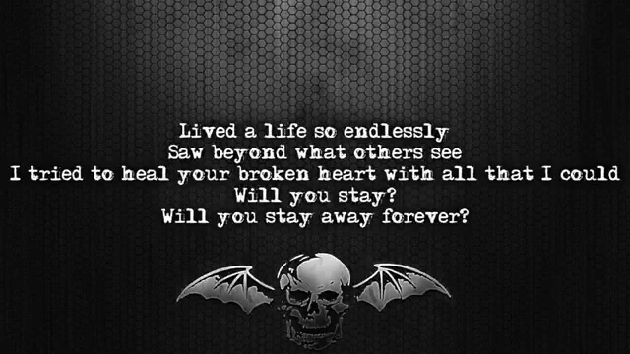 Avenged Sevenfold - So Far Away [Lyrics on screen] [Full HD]