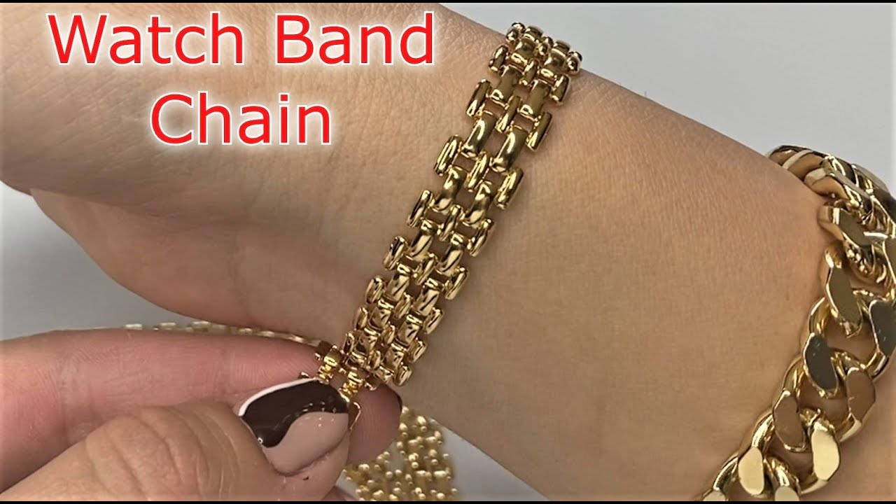 How to Make a Bracelet: Watch Band Chain Tutorial and WHERE TO BUY ALL THE SUPPLIES