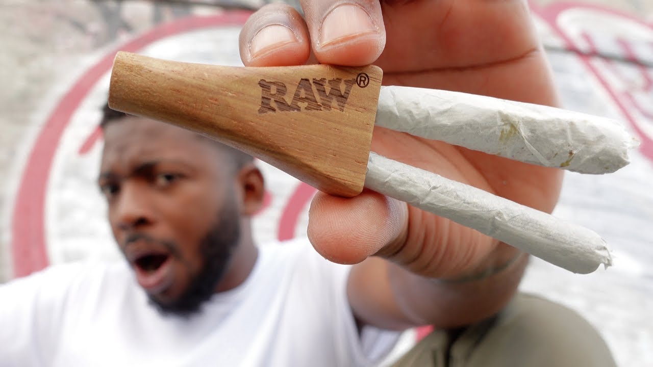 Raw Double Barrel + 3 Grams of Weed = LIT Smoke Session