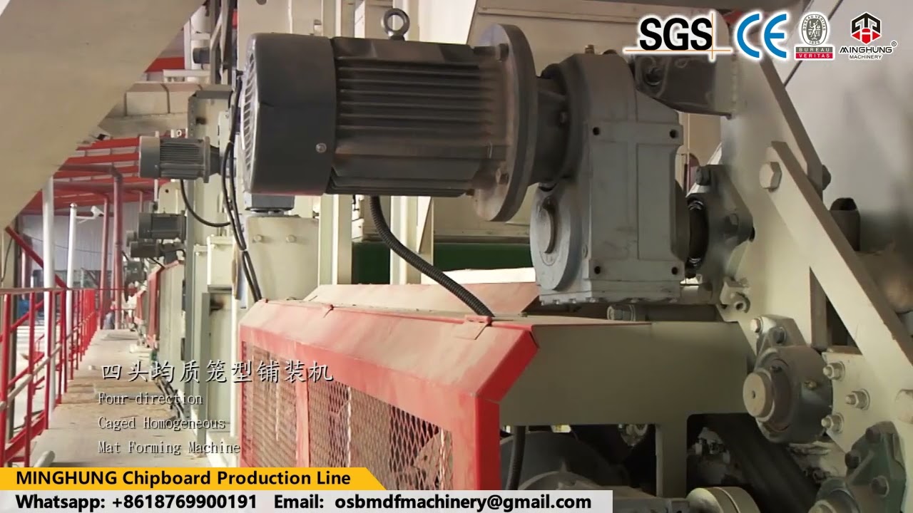Linha de produção de painéis de partículas Máquina de painéis de partículas