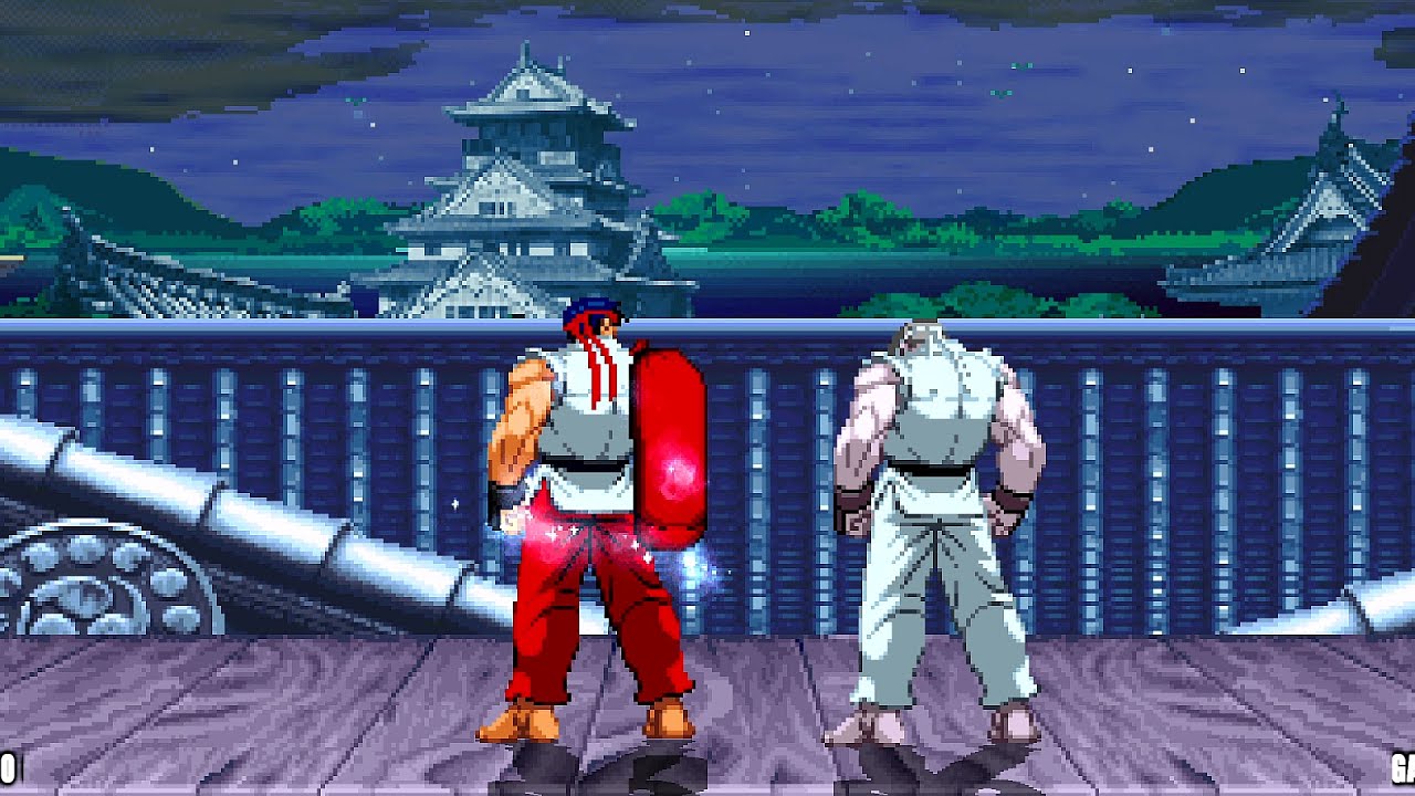 ICE RYU VS DRAGON RYU! SPOILER: RYU WON THE FIGHT!
