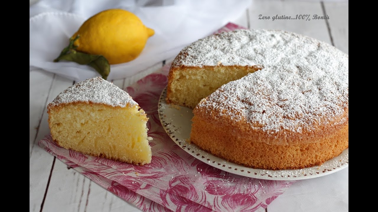 Torta al limone ai 12 cucchiai- Ricetta senza glutine e lattosio