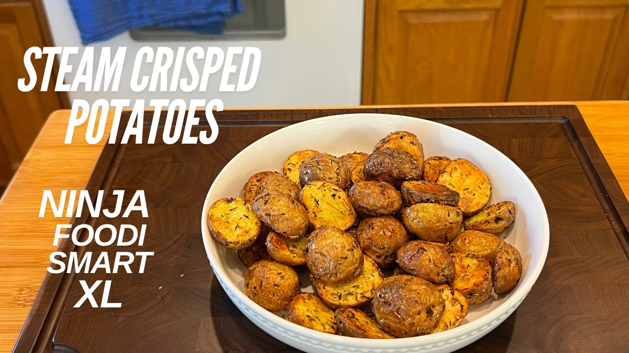 Steam-Crisped Baby Potatoes in the Ninja Foodi Smart XL: Perfectly Crispy and Fluffy!