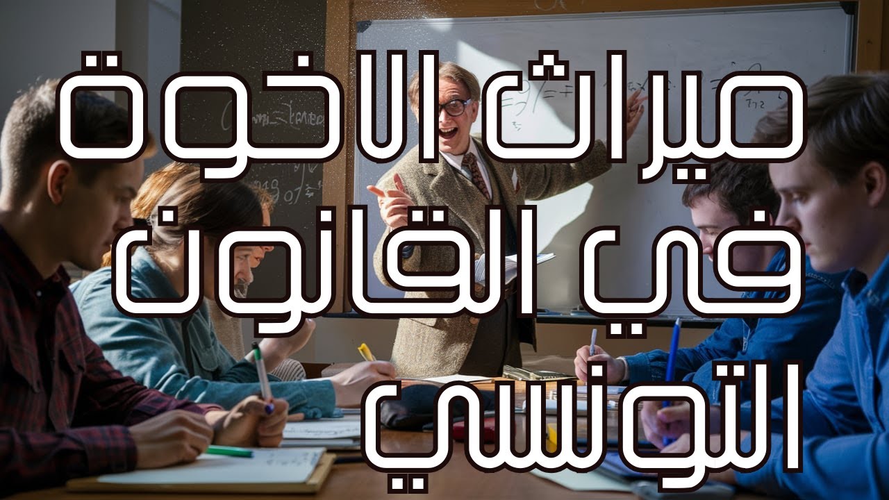 ميراث الاخوة في القانون التونسي الجزء الأول