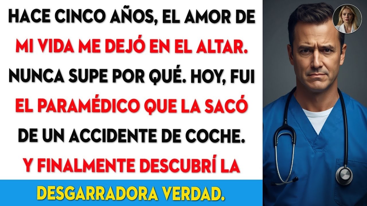Mi novia fugitiva me dejó en el altar  5 años después, yo fui el paramédico que la salvó