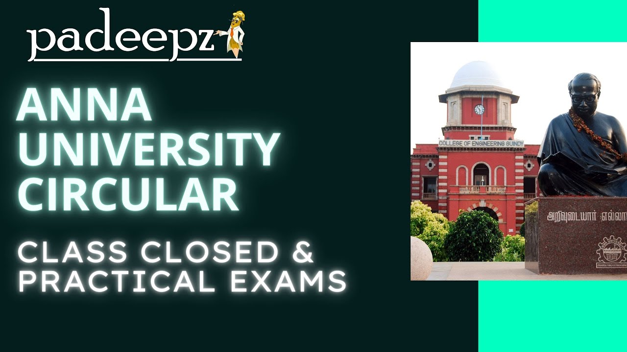 Anna University Classes Cancel Circular Anna University Latest News Today padeepz