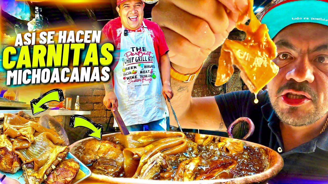así se HACEN las CARNITAS MICHOACANAS al puro estilo Cojumatlan Michoacán | Chelis 🐽