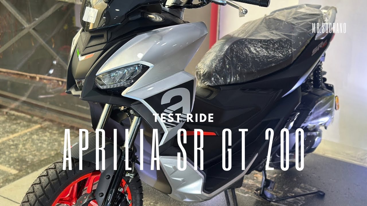 Test Ride Aprilia SR GT 200