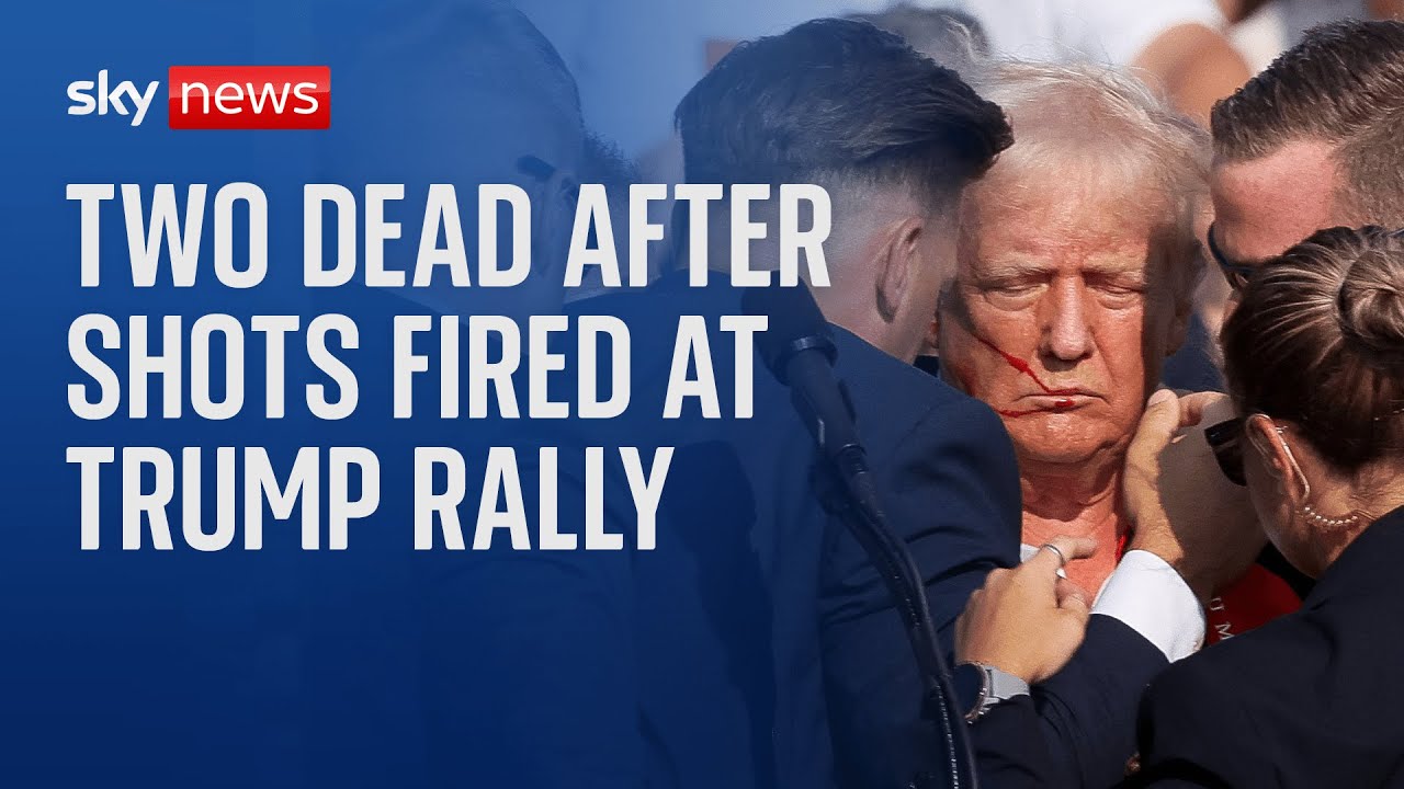 'Shooter and audience member dead' after shots fired at Trump rally