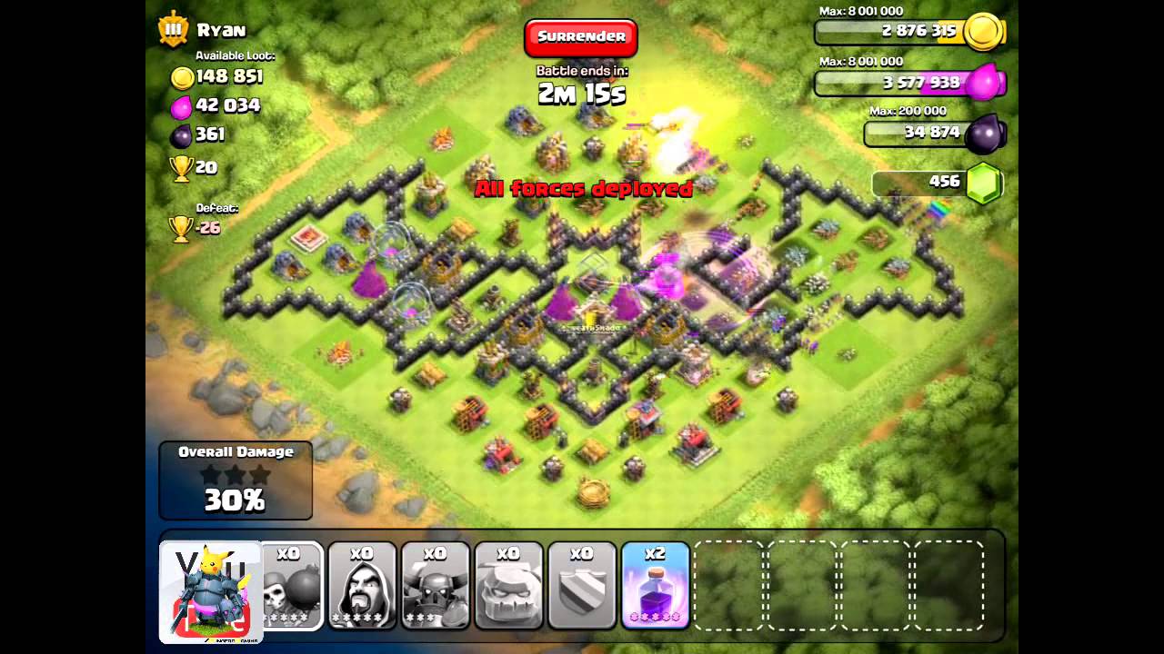 Clash of Clans [Offense] Pingfao Rises ft. Batman