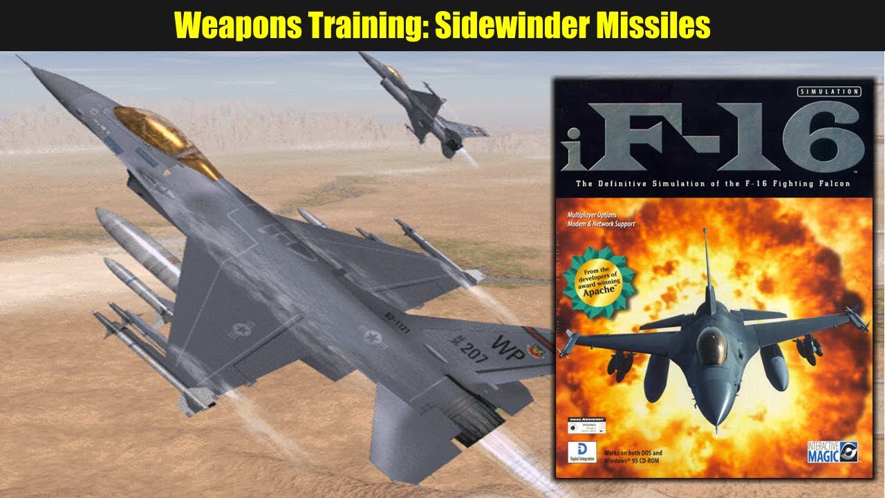 iF-16 Fighting Falcon (1996) - Weapons Training (3/15): Sidewinder Missiles