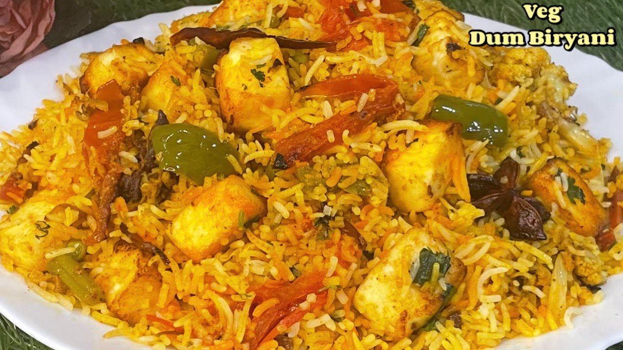 आज घर आए मेहमान के लिए बनाया वेज पनीर दम बिरयानी, सभी ने खूब तारीफ़ की|Veg Paneer Dum Biryani Recipe