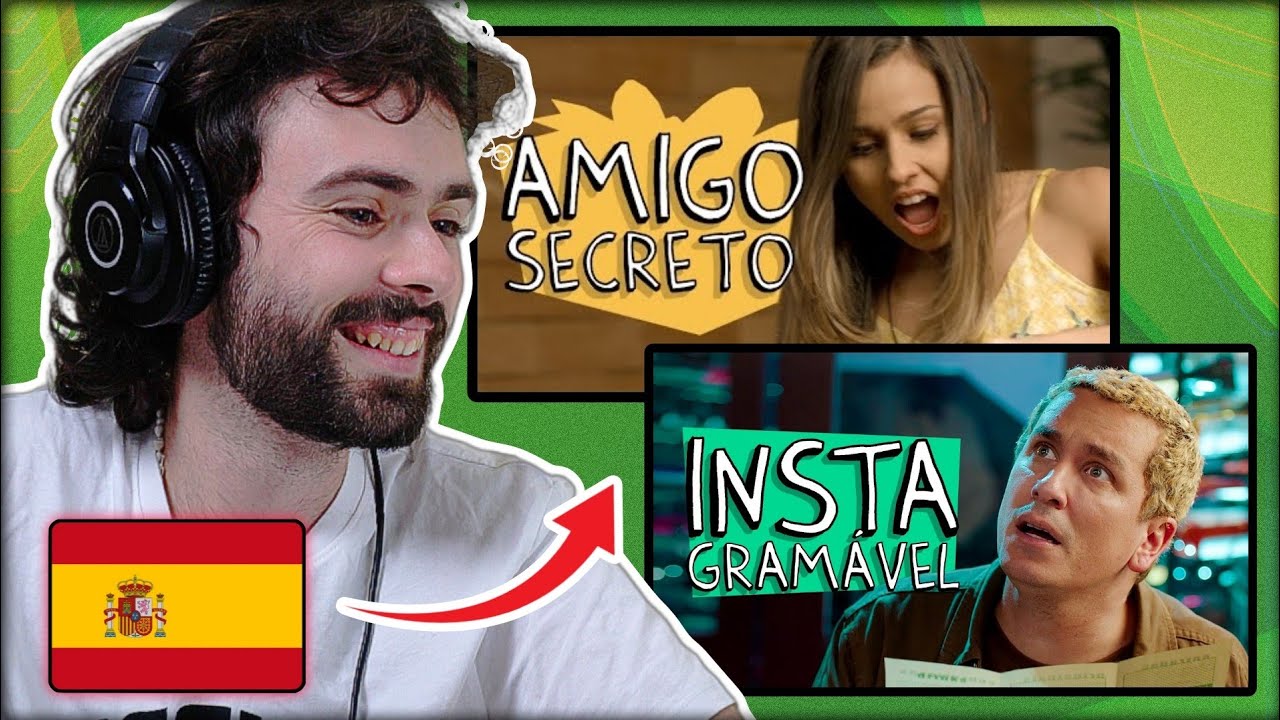 ESPANHÓIS REAGEM A PORTA DOS FUNDOS (AMIGO SECRETO, INSTAGRAMÁVEL, ÁREA DE FUMANTE)
