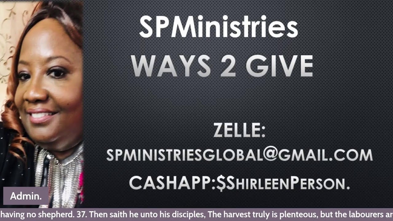 SPMinistries - "Incredible Tuesday 12noon Day Prayer" - Natl. Evangelist Shirleen Person