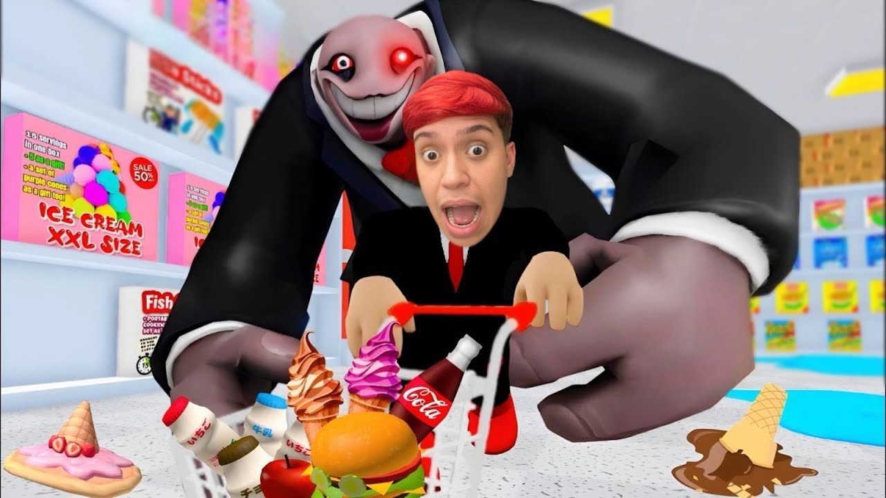 UTKNĄŁEM ucieczka z supermarketu MR YUMMY w ROBLOX
