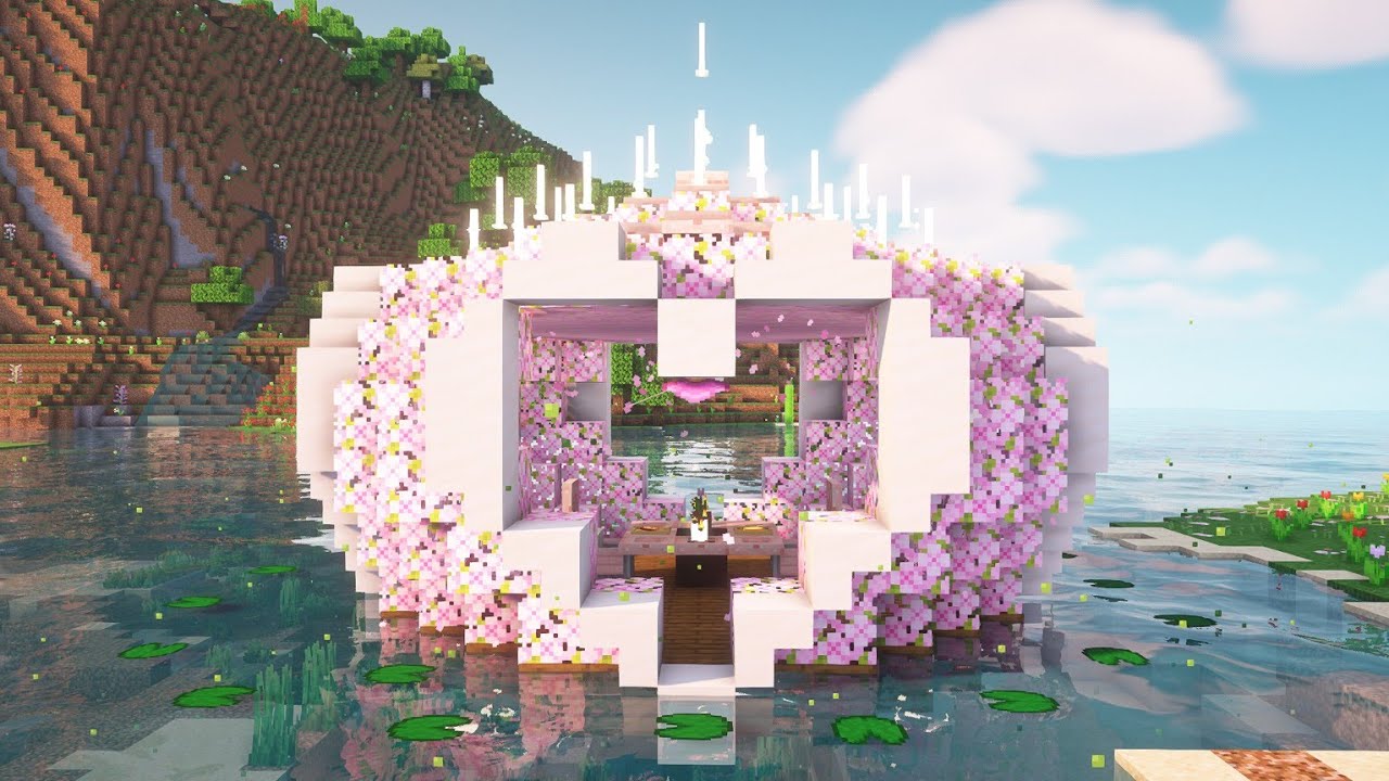 Lugar Romántico 💖 Para San Valentín en Minecraft - Tutorial