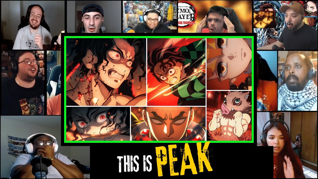😱ABSOLUTE PEAK🤯🥵 - Demon Slayer Season 4 Episode 8 REACTION MASHUP!⚡⚡