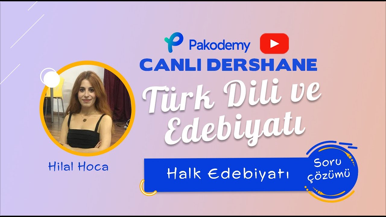 AYT | Edebiyat | Halk Edebiyatı | Soru Çözümü | YKS