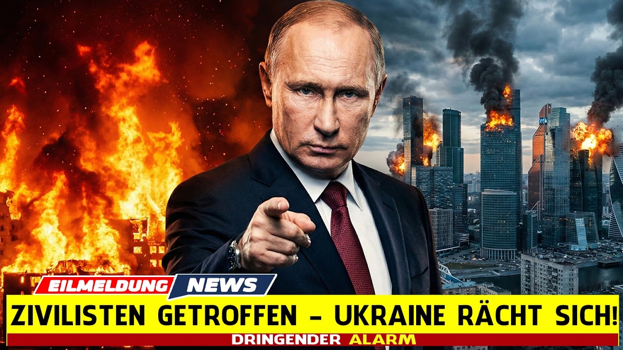 LIVE-EKLAT! Russland trifft Zivilisten – Ukraine schlägt brutal zurück!