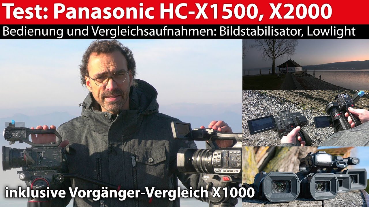 Vergleichstest: Panasonic X1500 und X2000 gegen X1000