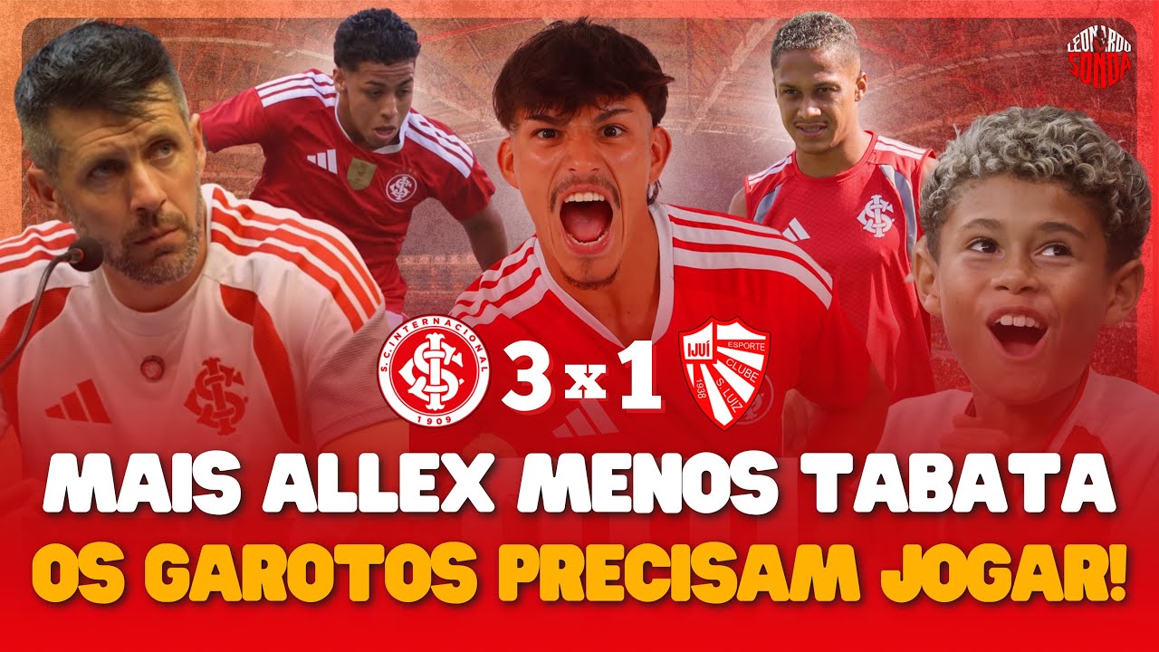 🚨 INTER VENCEU POR ALLEX! LESÃO, ALERRANDRO E FALHAS! OS GAROTOS TEM QUE JOGAR! BASTIDORES DE TUDO