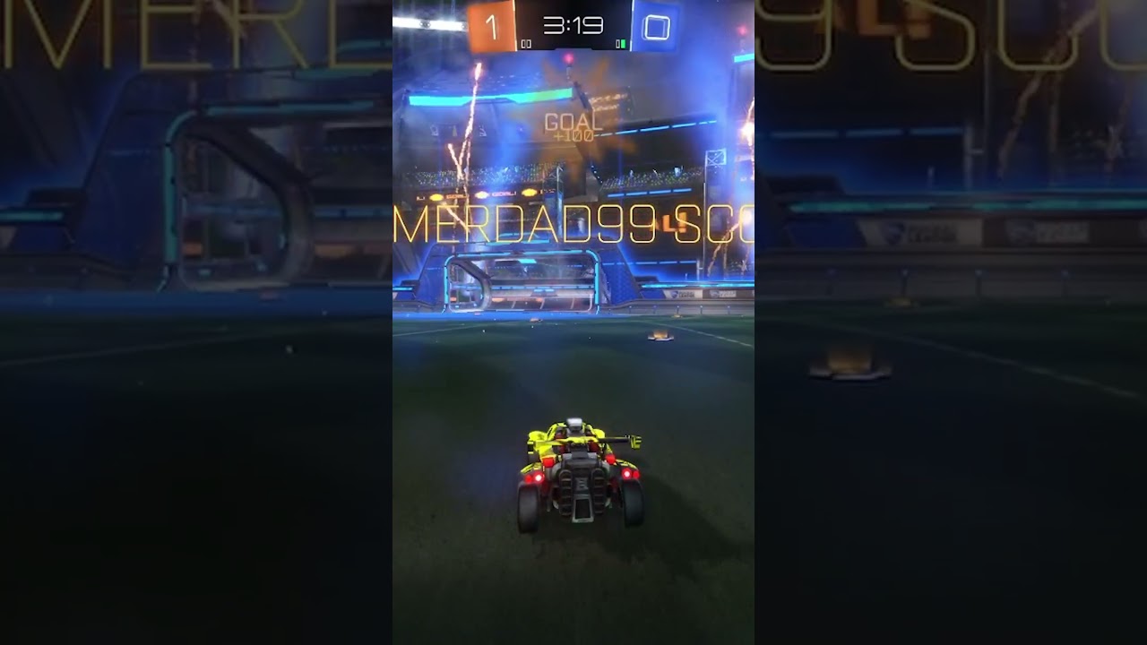 Wow! What a goal! #rocketleague #rocketleaguegoals