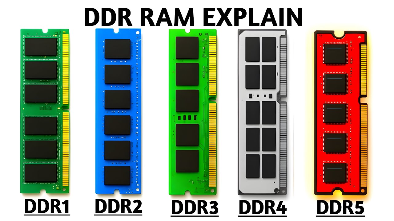 Every Type of DDR RAM Explained in 6 minutes | DDR4 vs DDR5