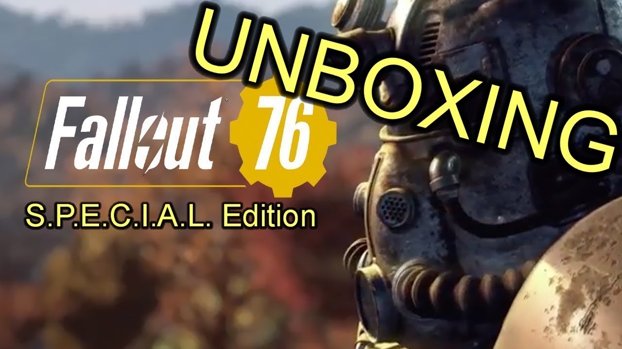 UNBOXING Fallout 76 S.P.E.C.I.A.L. Edition