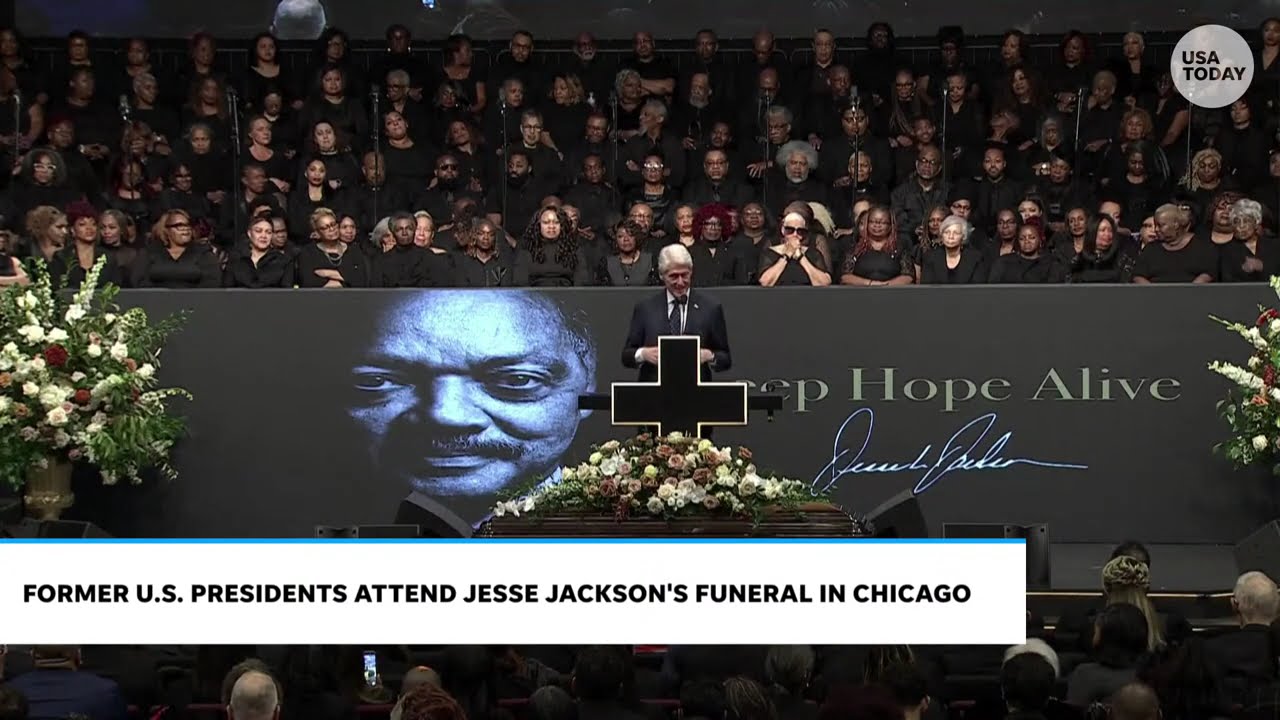 Bill Clinton says Jesse Jackson 'made me a better president' - Full memorial service speech