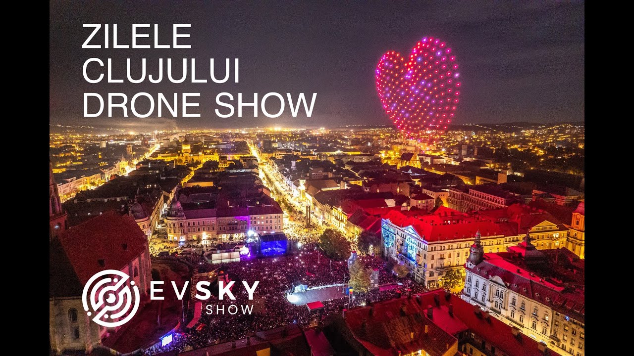 Zilele Clujului 2022 DRONE SHOW | EVSKY