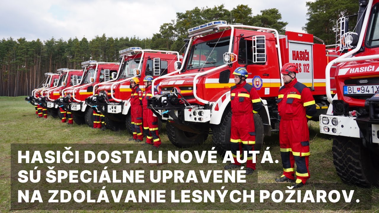 Hasiči dostali šesť špičkových terénnych vozidiel upravených na mieru