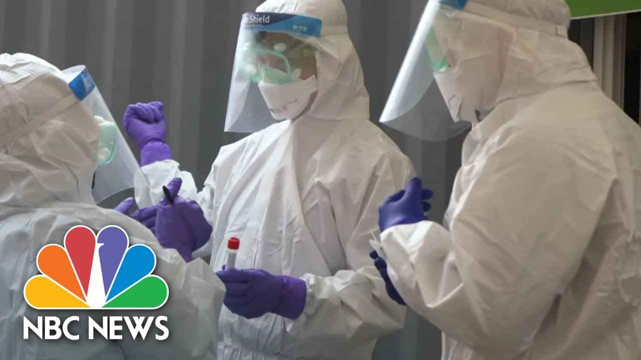 Inside South Korea’s COVID-19 Drive-Thru Test Sites | NBC News NOW