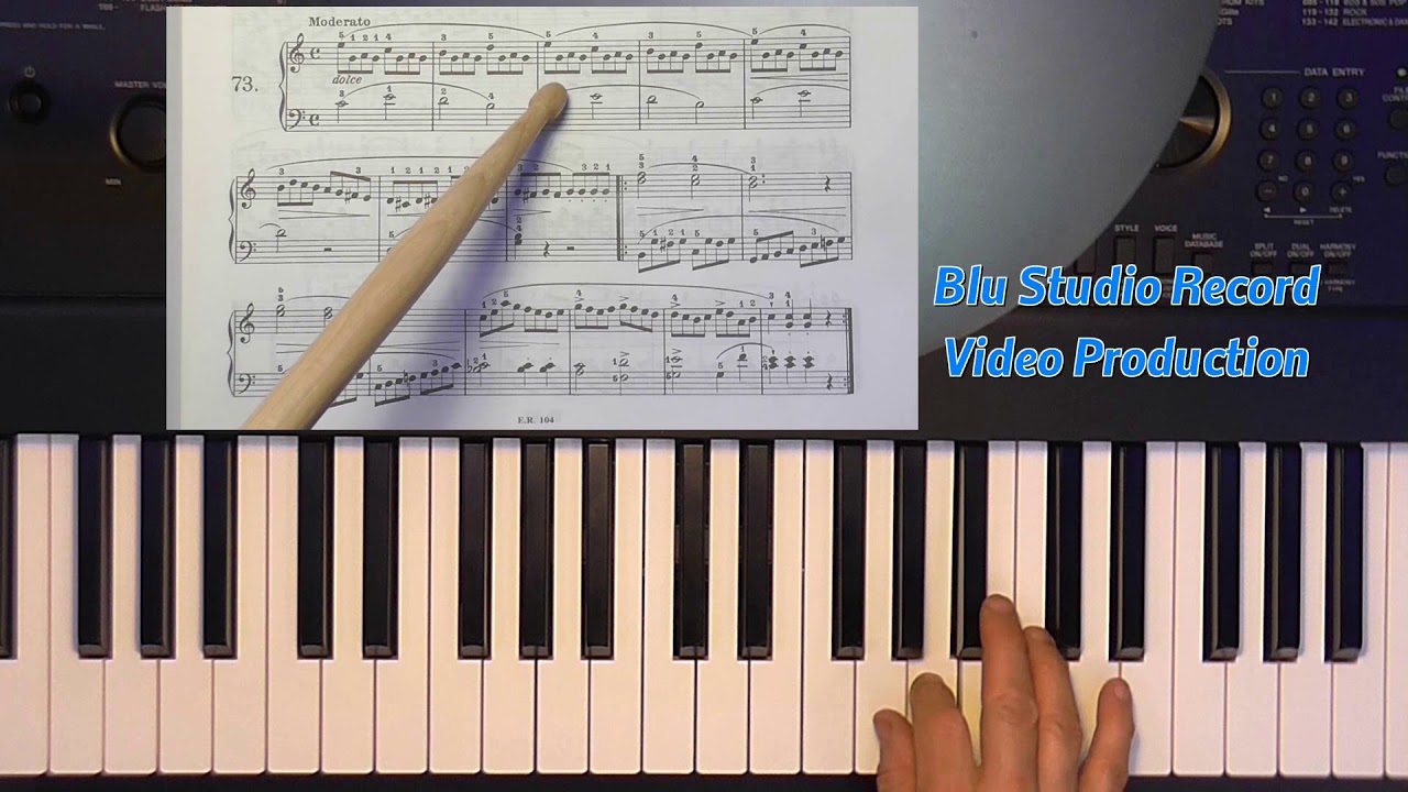 [81] Lezioni di pianoforte - School of piano - Beyer esercizio 73 versione free youtube