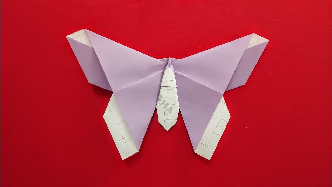 How To Make an Origami Butterfly - Origami Butterfly Easy