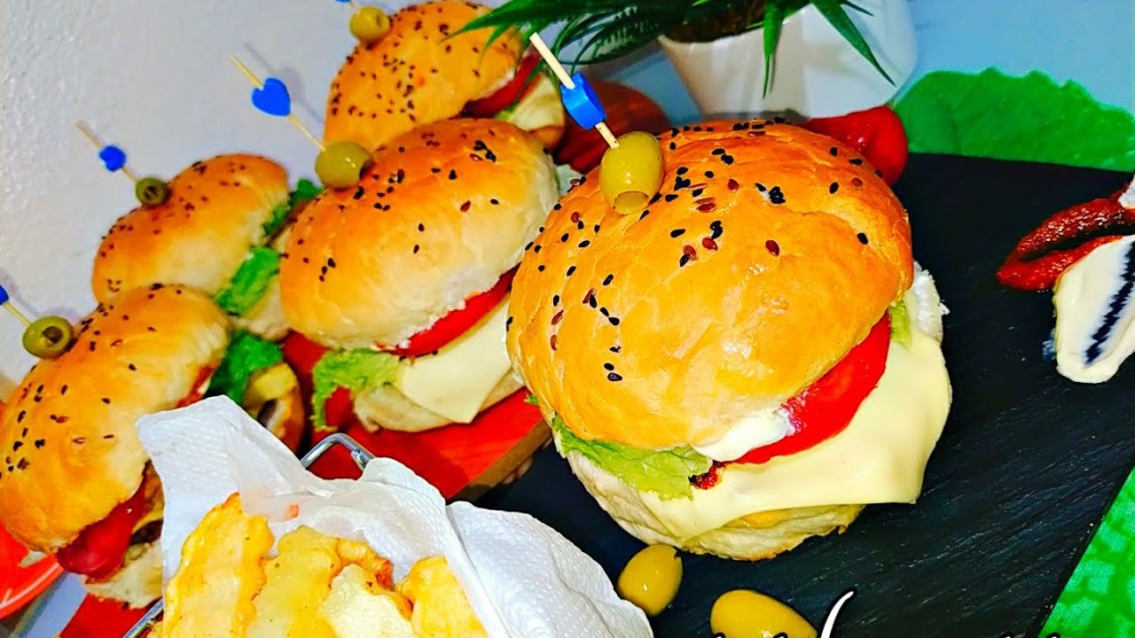 آحلى ه‍مبورغر وخبز البرڨر ناجح 100%