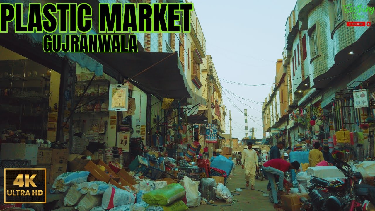🇵🇰 PLASTIC MARKET | GUJRANWALA | Walking Tour