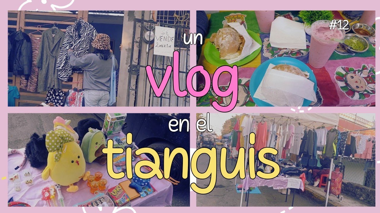 CASI ME AGARRO DEL CHONGO POR UNAS ZAPATILLAS - un VLOG en el tianguis (#12) | memils