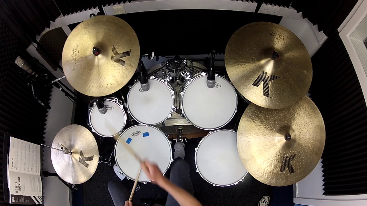 Queen - We Will Rock You | Trinity Rock and Pop | Initial Grade | Drums by Billy Baker