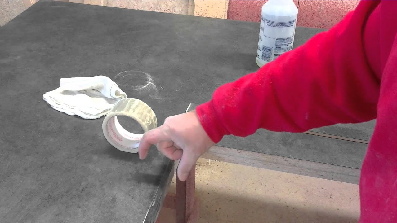 HOW TO INSTALL BEVEL EDGE ON A LAMINATE COUNTERTOP