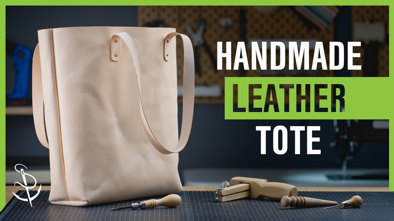 Сделайте эту кожаную сумку-тоут своими руками для начинающих