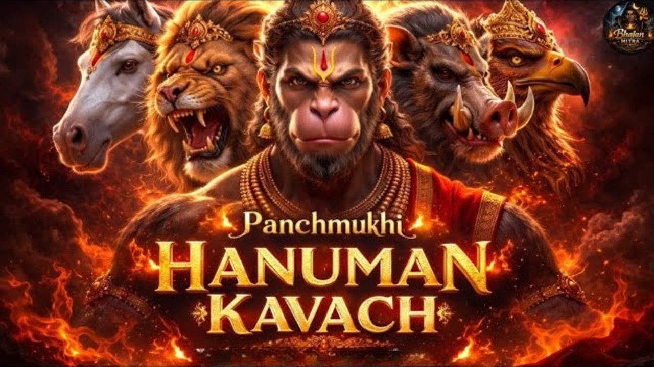 Panchimukhi Hanuman Kavach | Hanuman Kavach to Remove Negative Enegy & Enemies #Hanuman