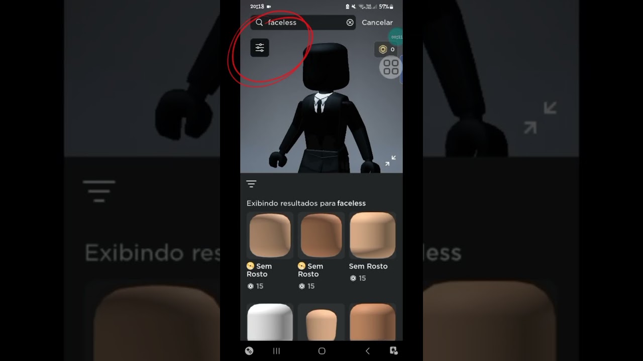 como ficar sem rosto de gra&ccedil;a no roblox 💫