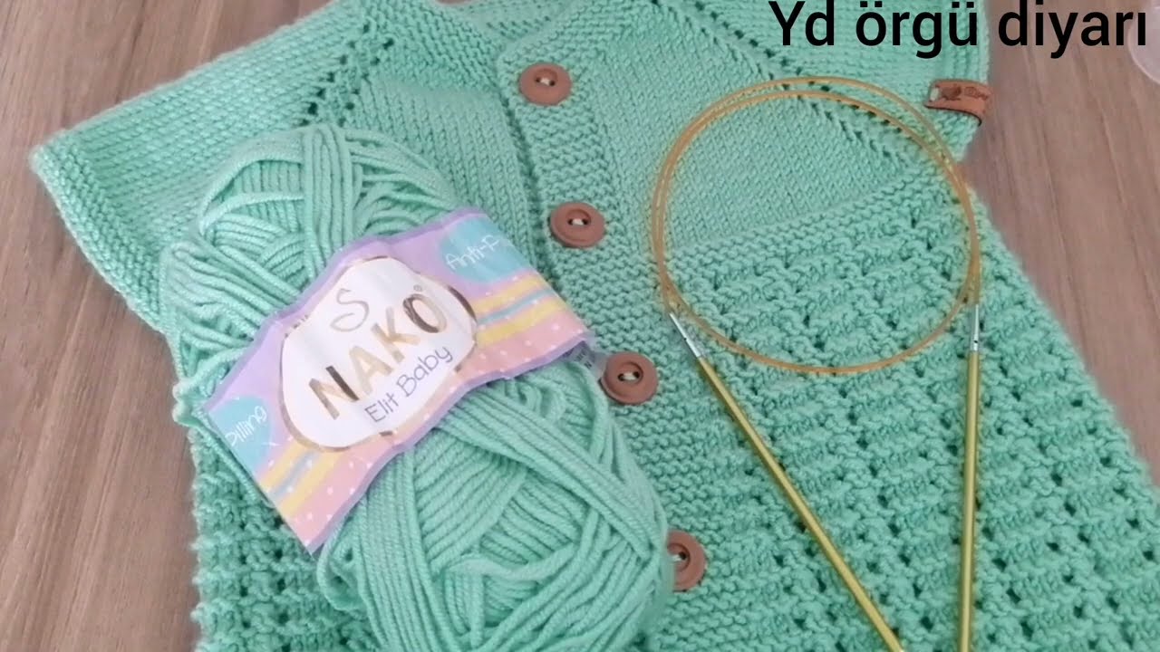 Harika💯Çok kolay dikişsiz bebek yeleği yapımı🤩