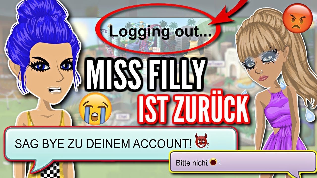 MISS FILLY ist ZURÜCK!😳 Sie hackt alle!😱😡Logging out!😭- Miss Filly Prank😝