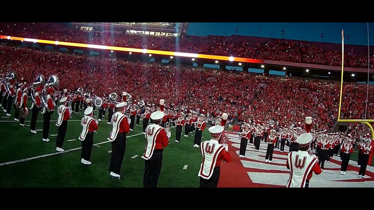 Wisconsin vs Miami (OH) Marching Band Trumpet POV