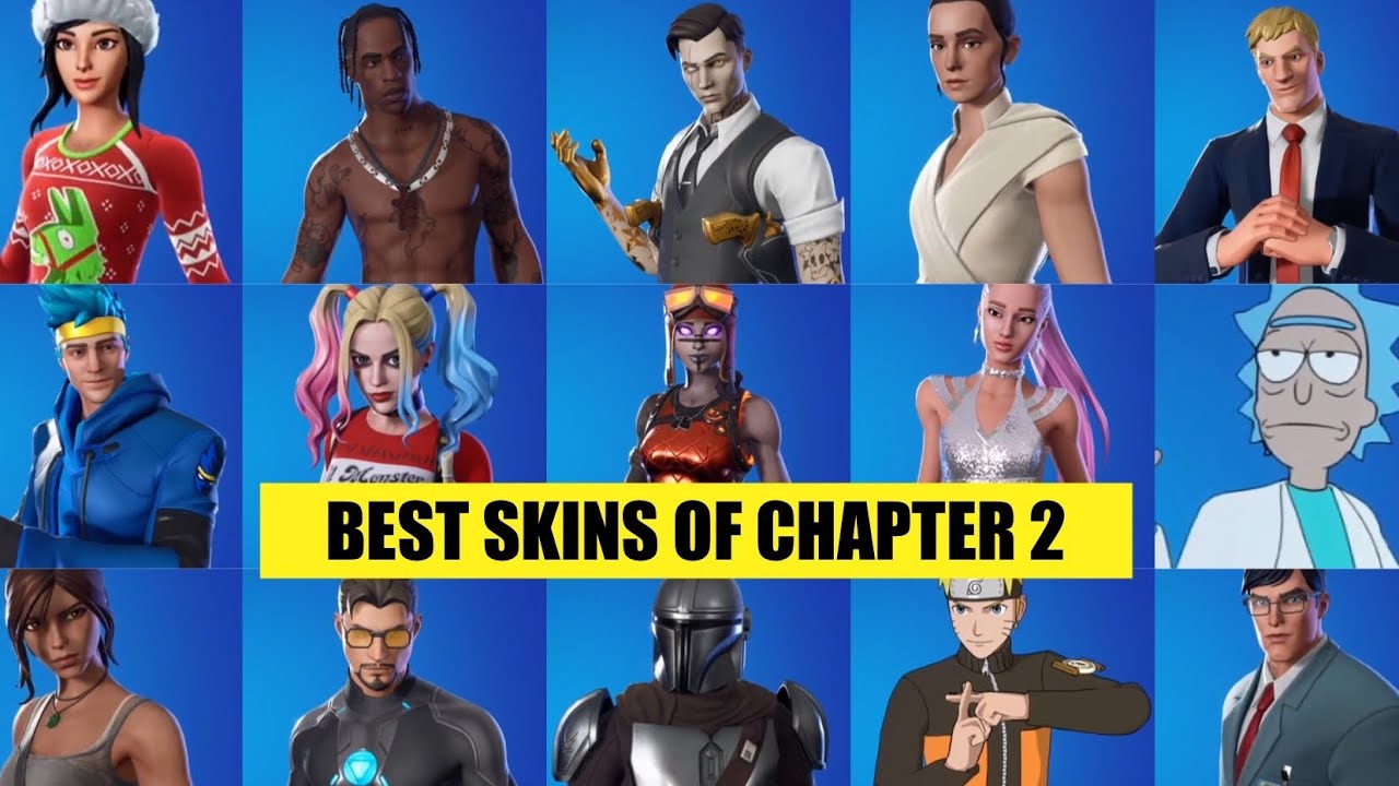 BEST SKINS OF CHAPTER 2 ! SAYING FAREWELL TO CHAPTER ! FORTNITE