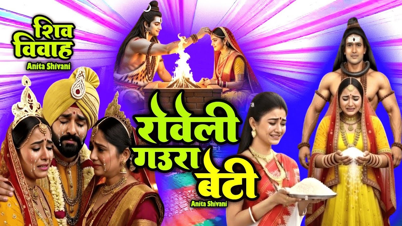 दर्द भरा शिव विवाह गीत - रोवेली गउरा बेटी नैना ढारी लोरवा , Anita Shivani Maha Shivratri Shiv Vivah