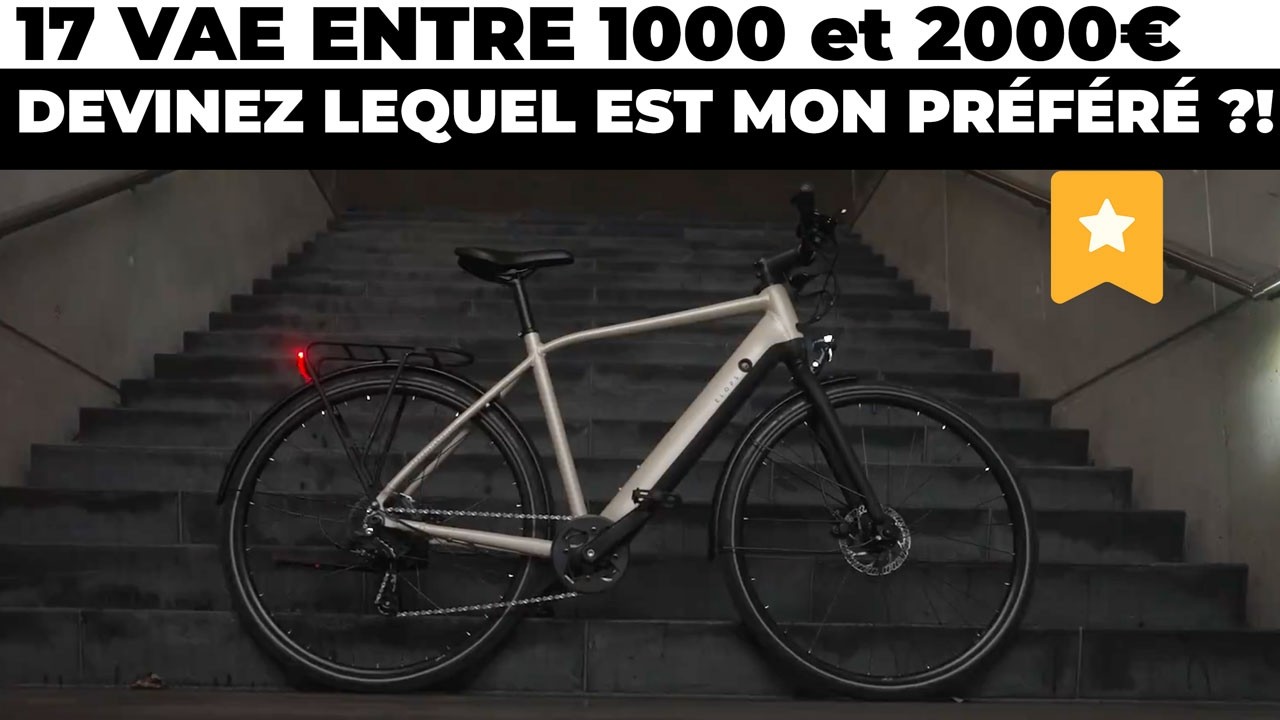 Les MEILLEURS VÉLOS ÉLECTRIQUES de 1000€ à 2000€