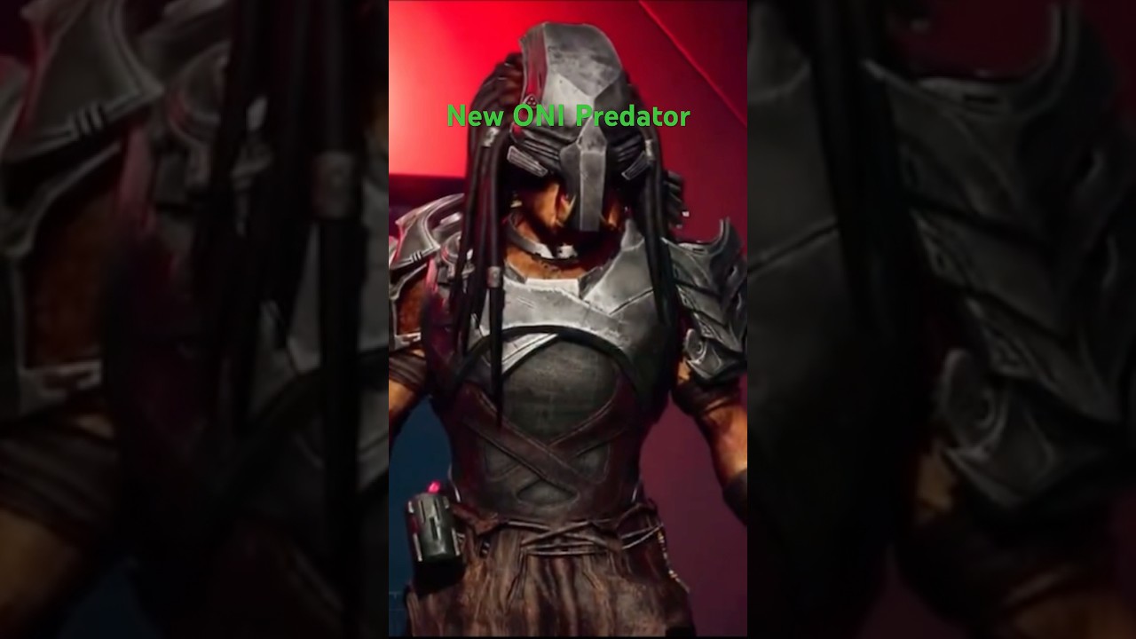 New Oni Predator class alongside chain whip #predatorhuntinggrounds